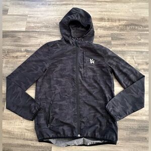YoungLA Black Camouflage Performance Windbreaker